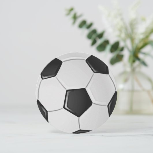American Soccer or Association Football Einladung (Stehend Vorderseite)