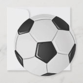 American Soccer or Association Football Einladung (Vorderseite)
