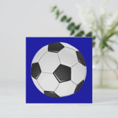 American Soccer or Association Football Einladung (Stehend Vorderseite)