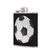 American Soccer or Association Football Flachmann (Links)