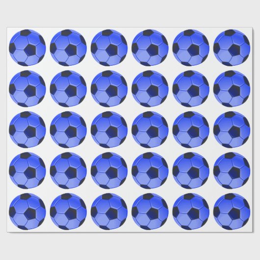 American Soccer or Association Football Geschenkpapier (Flach)