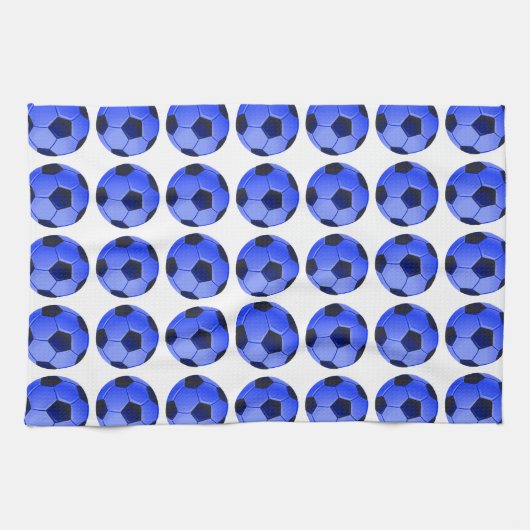 American Soccer or Association Football Geschirrtuch (Horizontal)