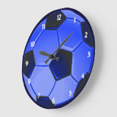 American Soccer or Association Football Große Wanduhr (Winkel)