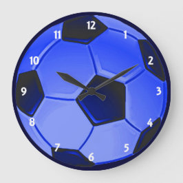 American Soccer or Association Football Große Wanduhr