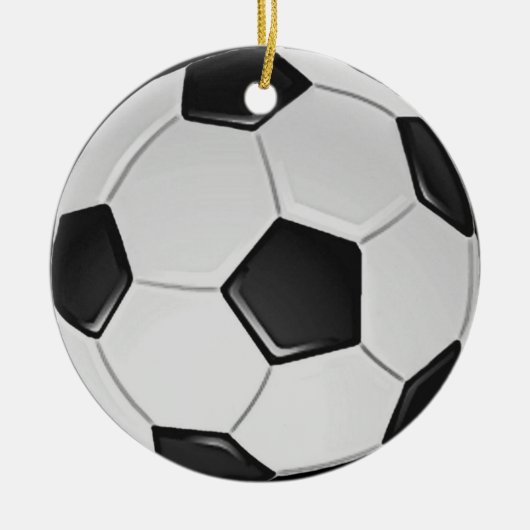 American Soccer or Association Football Keramikornament (Vorne)