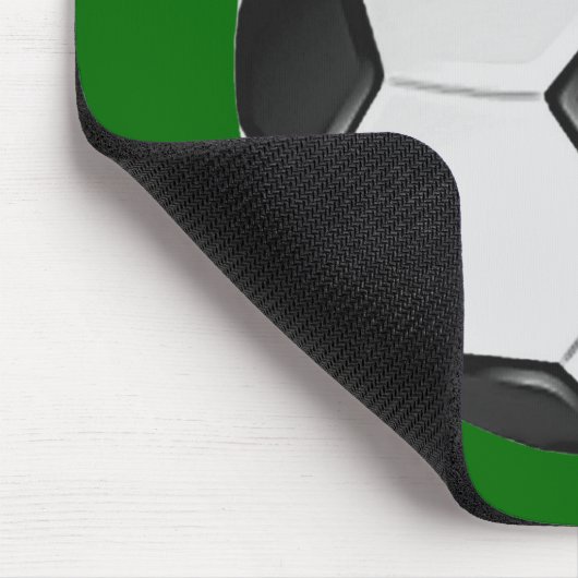 American Soccer or Association Football Mousepad (Ecke)