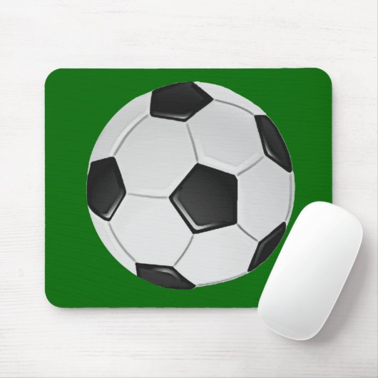 American Soccer or Association Football Mousepad (Mit Mouse)