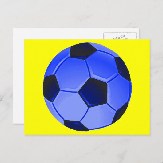 American Soccer or Association Football Postkarte (Vorne/Hinten)