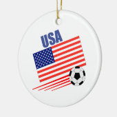 American Soccer Team Keramik Ornament (Links)