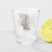 American Soldier Design Shot Glas (Rückseite)