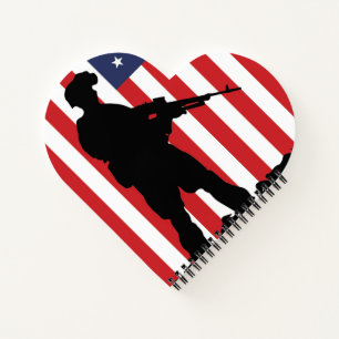 American Soldier Notizblock