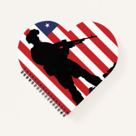 American Soldier Notizblock
