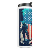 American Soldiers Thermal Tumbler Thermosbecher (Nach links gedreht)