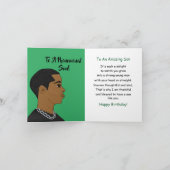 American Son Birthday Card Karte (Innenseite)