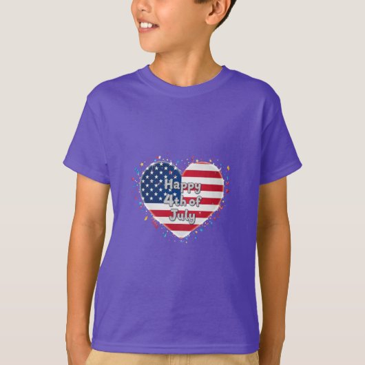 American Soul: Classic 4th of July Vibes T-Shirt (Vorderseite)