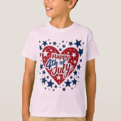 American Soul: Klassisches Vibes 4. Juli T-Shirt (Vorderseite)