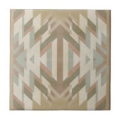 American Southwest Desert Colors Inspired Artwork Fliese (Vorderseite)