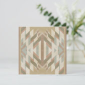 American Southwest Desert Colors Inspired Artwork Karte (Stehend Vorderseite)