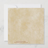 American Southwest Desert Colors Inspired Artwork Karte (Rückseite)