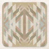 American Southwest Desert Colors Inspired Artwork Rechteckiger Pappuntersetzer (Vorderseite)