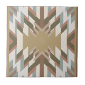 American Southwest Desert Colors Inspired Design  Fliese (Vorderseite)