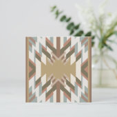 American Southwest Desert Colors Inspired Design Karte (Stehend Vorderseite)