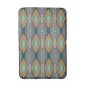 American Southwest Patterned Art And Earthy Colors Badematte (Vorderseite Vertikal)