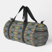 American Southwest Patterned Art And Earthy Colors Duffle Bag (Rechte Ecke)