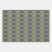 American Southwest Patterned Art And Earthy Colors Geschenkpapier Set (Vorderseite)