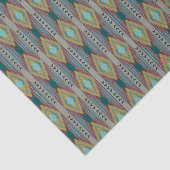 American Southwest Patterned Art And Earthy Colors Seidenpapier (Ausschnitt)
