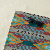 American Southwest Patterned Art And Earthy Colors Strandtuch (Beispiel)