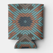 American Southwest Tribal Patterned Art And Colors Dosenkühler (Vorderseite)