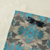 American Southwestern Patterned Art And Colors Strandtuch (Beispiel)