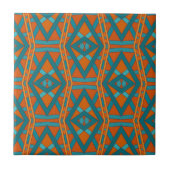 American Southwestern Style Pattern And Colors Art Fliese (Vorderseite)