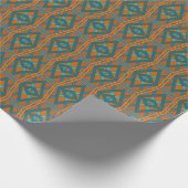 American Southwestern Style Pattern And Colors Art Geschenkpapier (Ecke)