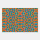 American Southwestern Style Pattern And Colors Art Geschenkpapier Set (Vorderseite 3)