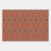 American Southwestern Tribal Pattern Art And Color Geschenkpapier Set (Vorderseite 2)