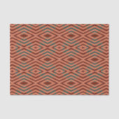 American Southwestern Tribal Pattern Art And Color Seidenpapier (Vorderseite)