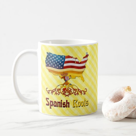 American Spanish Roots Cup Kaffeetasse (Mit Donut)
