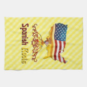 American Spanish Roots Handtuch (Horizontal)