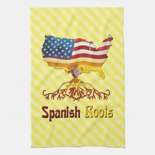 American Spanish Roots Handtuch (Vertikal)