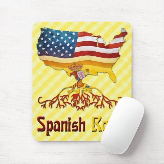 American Spanish Roots Mousemat Mousepad (Mit Mouse)