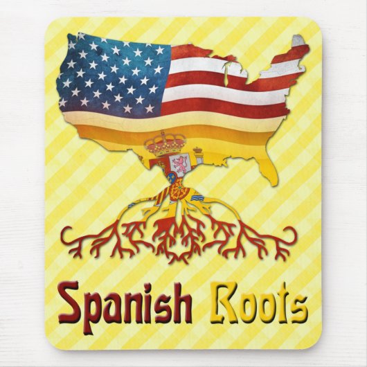 American Spanish Roots Mousemat Mousepad (Vorne)