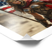 American Spartan  Fotodruck (Ecke)