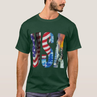 American Spirit Bold Typography T-Shirt