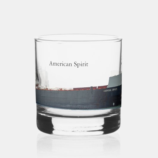 American Spirit Glas (Links)