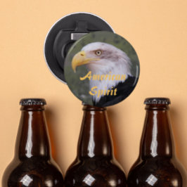 American Spirit Patriotism Bald Eagle Head Flaschenöffner