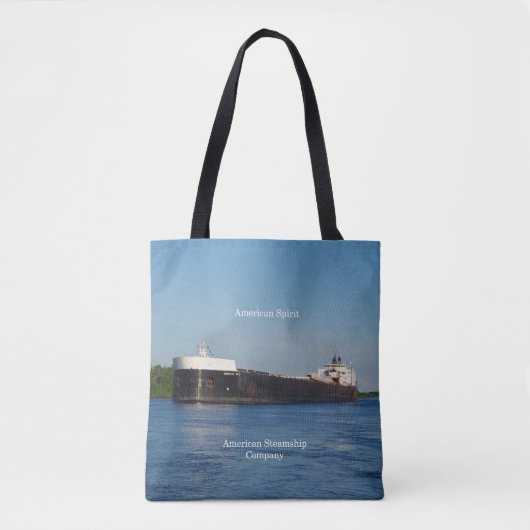 American Spirit überall auf Totentasche Tasche (Vorderseite)