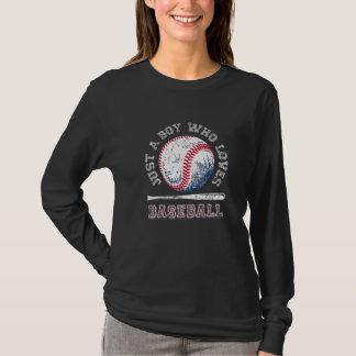 American Sport Fan Baseball Boys Batter Baseball T-Shirt