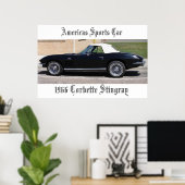 American Sports Car-1966 Corvette Stingray Poster (Heimbüro)